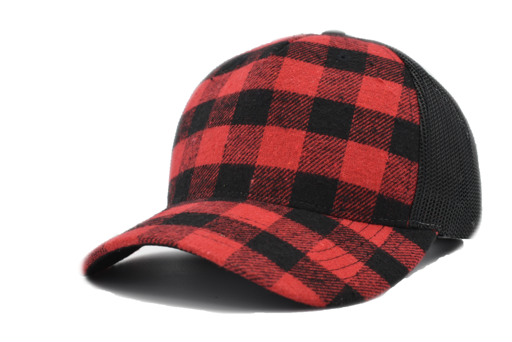 209 Five Panel Buffalo Check Plaid Trucker / Mesh Back - Fahrenheit ...