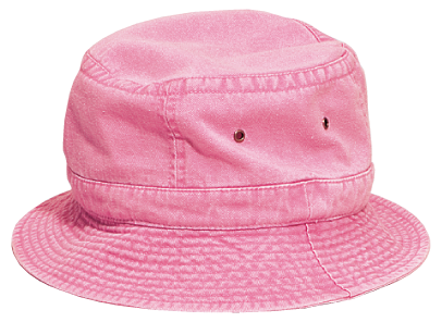 484 PIGMENT DYED WASHED COTTON BUCKET HAT